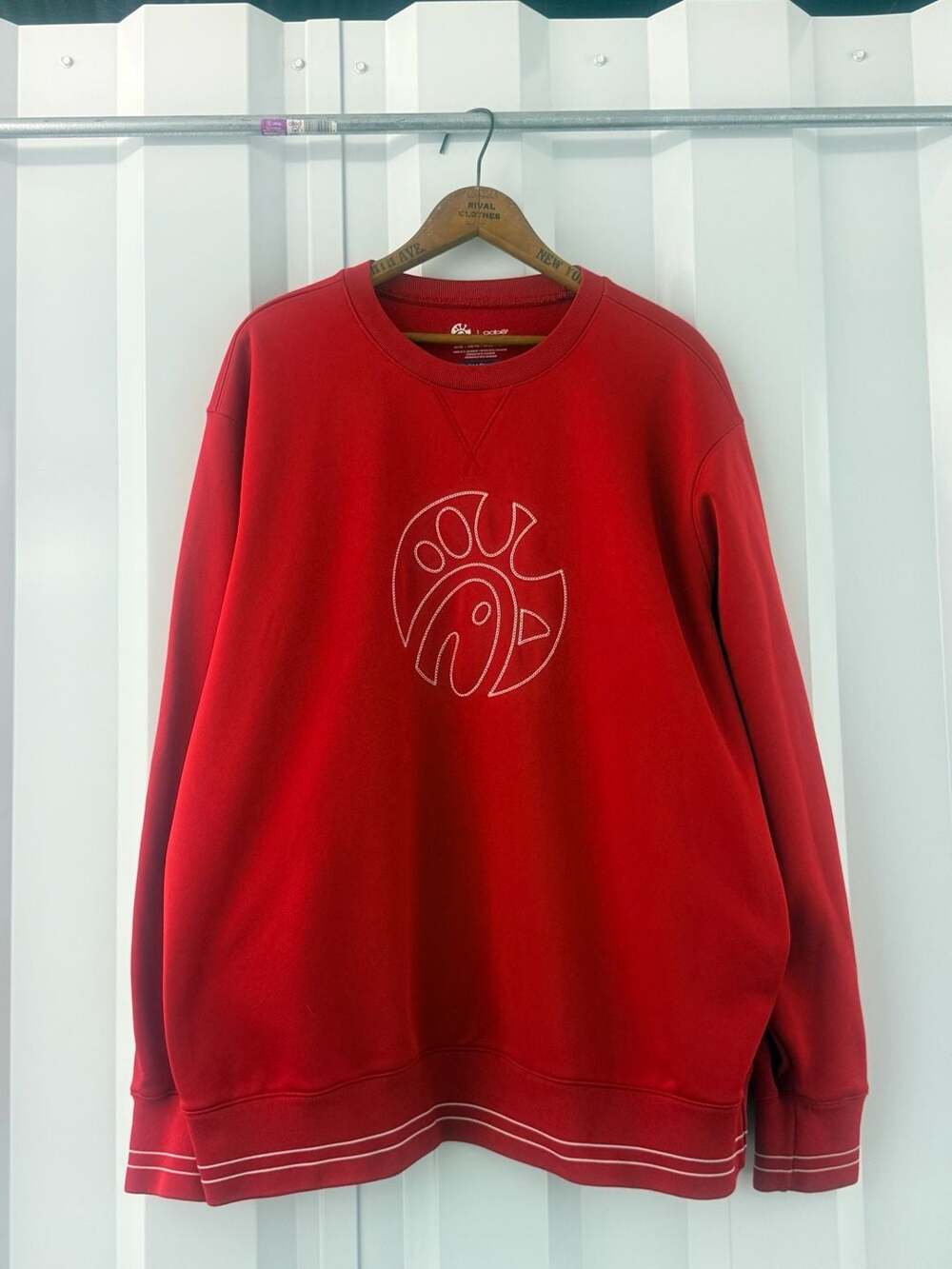 Chick-fil-A Employee Uniform Red Sweatshirt Oobe Brand Size 2XL
